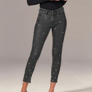 ABERCROMBIE & FITCH | Mid Rise Super Skinny Ankle Jeans
